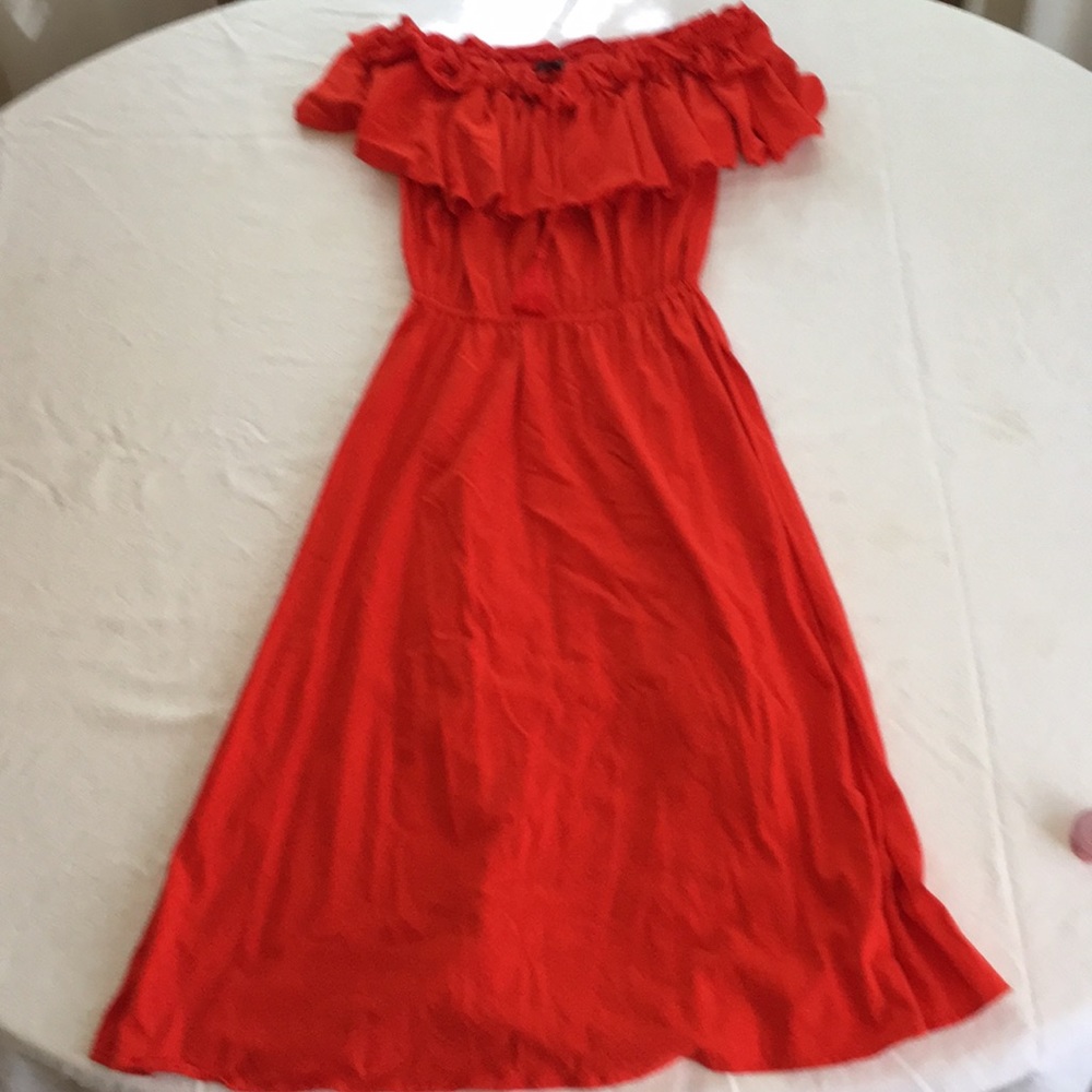 J. Crew off the shoulder dress, sz S